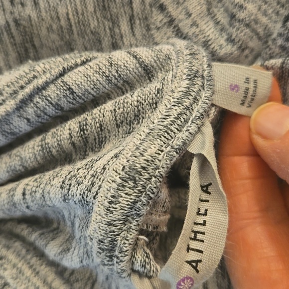 Athleta Gray Women's Hooded Open Front Cardigan - Picture 5 of 5